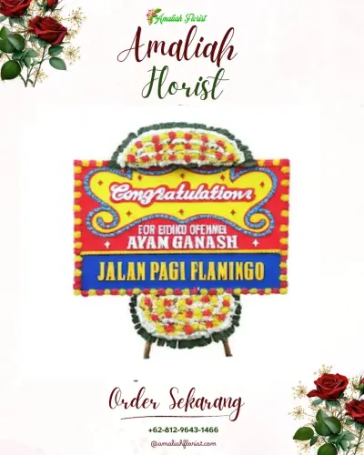 Bunga Papan Congratulation di Tugu Kidul
